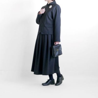 ラウンドカラーショートジャケット | GRANDMA MAMA DAUGHTER (Women