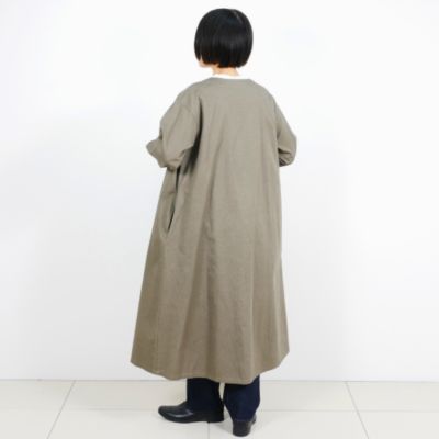 メランジツイルローブワンピース
