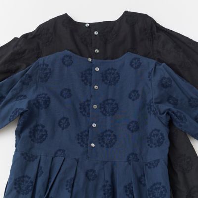 【ＨＡＮＡＫＡＮＭＵＲＩ】７分袖タックワンピース