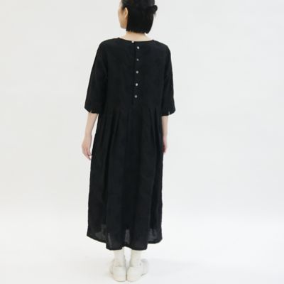 【ＨＡＮＡＫＡＮＭＵＲＩ】７分袖タックワンピース