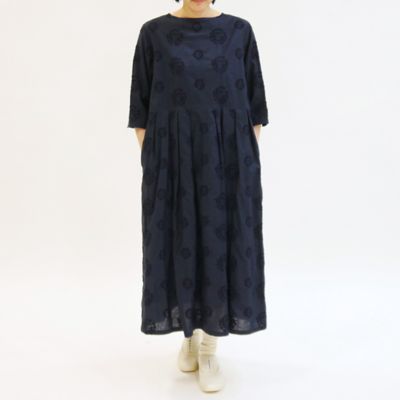 【ＨＡＮＡＫＡＮＭＵＲＩ】７分袖タックワンピース