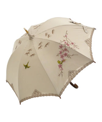 日傘 スワトウ刺繍 白 #37フォーマル - 小物