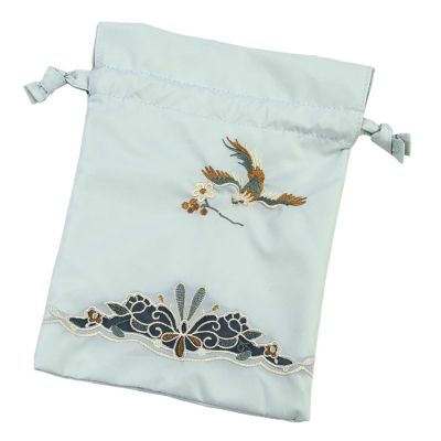 ★【産直】花鳥オーガンジーカットワーク刺繍　ミニ折りたたみ日傘