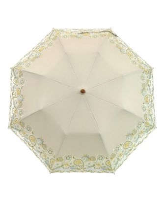 京都/シノワズリーモダン京都/シノワズリーモダンキョウト 女優日傘プレミアム ペイズリー更紗オーガンジー刺繍 かわず張りショート折りたたみ日傘 モカ 陶磁器・彫刻【三越伊勢丹/公式】