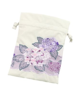 ★【産直】紫陽花刺繍ミニ折りたたみ日傘