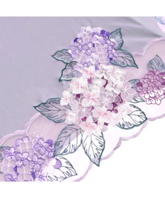 ★【産直】紫陽花刺繍ミニ折りたたみ日傘