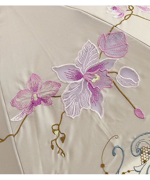 ☆【産直】蘭花・オーガンジーカットワーク刺繍かわず張り ☆【産直】蘭花・オーガンジーカットワーク刺繍かわず張り