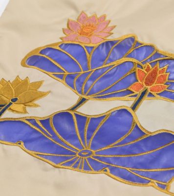 ★【産直】Ｋｉ－ｙａｎ　キーヤンカットワーク刺繍　トートバッグ　蓮花