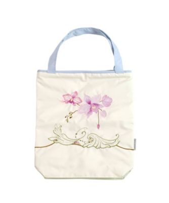 ☆【産直】蘭花オーガンジー刺繍 防水・撥水トートバッグ | 京都