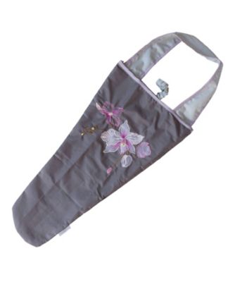 ＜京都/シノワズリーモダン京都＞★【産直】蘭花オーガンジー刺繍　フラワーバッグ