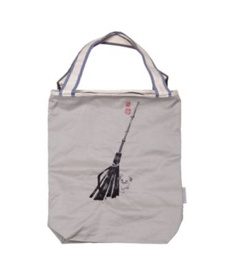 ＜京都/シノワズリーモダン京都＞★【産直】伊藤若冲　絵画モチーフ刺繍　防水・撥水トートバッグ