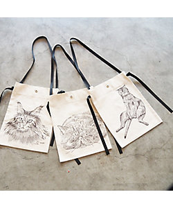 Paddy by WAFONA/パディ バイ ワフォナ Ｄｅｃｏｒａ　Ｍｅｏｗ　猫刺繍キャンバストートバッグ