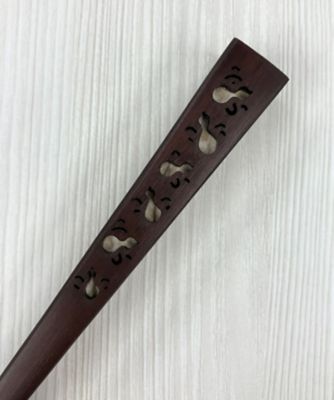 中国　獣骨製　細密彫刻　扇子　合せ箱　M　R5726 中国獣骨製細密彫刻扇子合せ箱MR5726