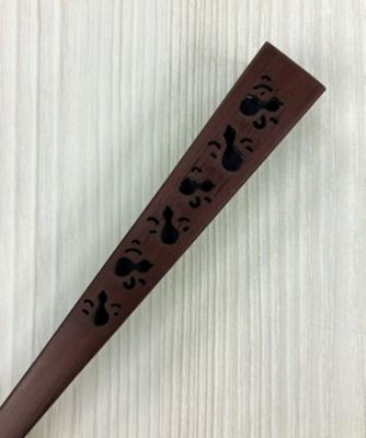 扇子 六瓢彫り（扇子袋付／桐箱入）0463 | 保赤軒/ホセッケン