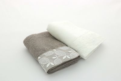 潤いのタオル　凜　タオルセット（フェイスタオル２枚）