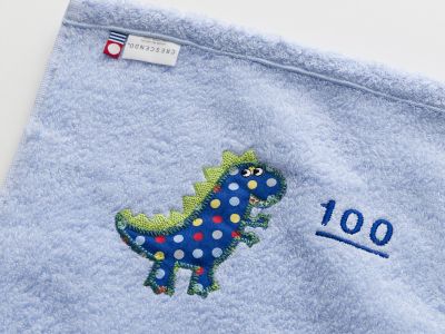 身長が測れるタオル　バスタオル