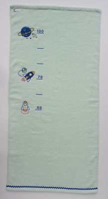 crescendo/クレシェンド 身長が測れるタオル バスタオル グリーンロケット 【三越伊勢丹/公式】