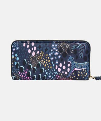 ★長財布　ミッドナイトレオパード