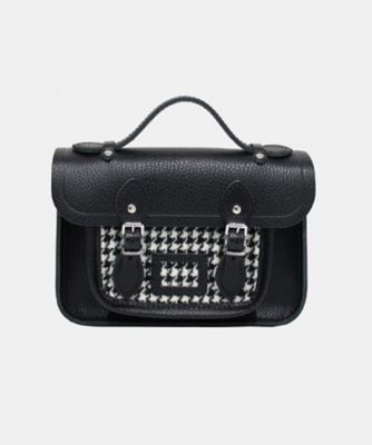 The Cambridge Satchel/ケンブリッジ サッチェル ★The Mini-BlackCG HarrisTweedHT