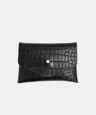 ＜The Cambridge Satchel＞★ミニパース　（ブラック　クロコエンボス）