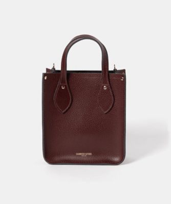 ＜The Cambridge Satchel＞★Ｔｈｅ　Ｍｉｎｉ　Ｔｏｔｅ（ザ　ミニトート）－オックスブラッド