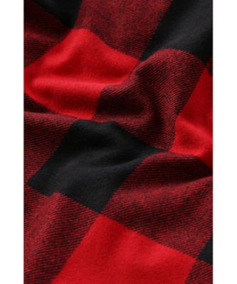オーバーシャツ　ＡＬＡＳＫＡＮ　ＷＯＯＬ　ＣＨＥＣＫ　ＯＶＥＲＳＨＩＲＴ　ＲＥＤ　ＢＵＦＦＡＬＯ　ＷＯＯＳ００６７