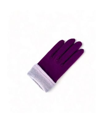 CHANEL カシミヤ手袋 パープル CHANEL カシミヤ手袋 パープル