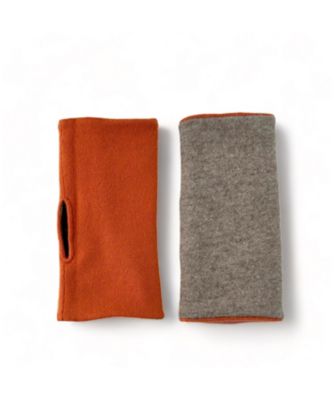 ＜Piazza in Moda (Women)＞カシミヤ１００％フィンガーレス　リバーシブルジャージ　ＰＩＭ－０３２