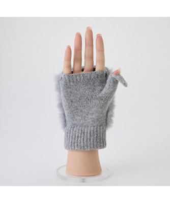 極美品❗️イタリア製コロンボカシミヤ100 ニットジャケット　ファー取り外し可 ミラノリブ フォックスファーニットジャケット（ニット