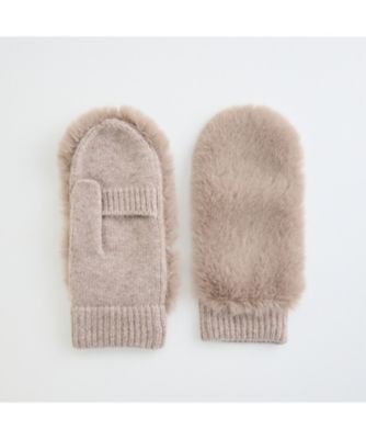 nahiro様⭐︎ミンクファー ✖️ピュアカシミヤ100 ニットコート カシミヤ100％コートフォックストリム(C9602) 毛皮 ファー