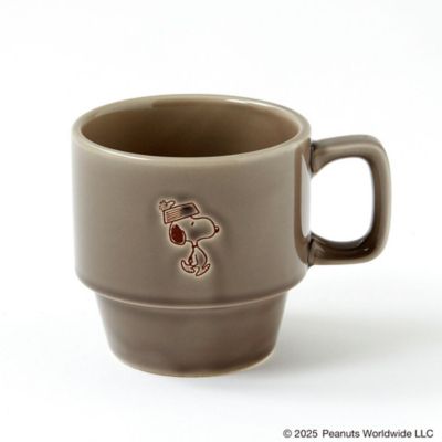 PEANUTS Cafe (Women)/ピーナッツ カフェ マグカップ グレー