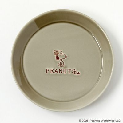 PEANUTS Cafe (Women)/ピーナッツ カフェ プレートS グレー
