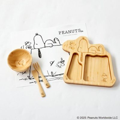 PEANUTS Cafe (Women)/ピーナッツ カフェ バンブープレートセット　ビーグル・スカウト