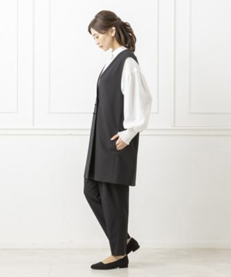オンライン限定【ＣＡＲＥＴＴＥ　ｂｙ　ＹＯＣＯ　ＭＯＲＩＭＯＴＯ】２ｗａｙロングジャケット×タックパンツ（入卒・セレモニー・七五三）