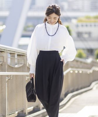 オンライン限定【ＣＡＲＥＴＴＥ　ｂｙ　ＹＯＣＯ　ＭＯＲＩＭＯＴＯ】２ｗａｙロングジャケット×タックパンツ（入卒・セレモニー・七五三）