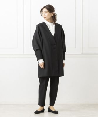 オンライン限定【ＣＡＲＥＴＴＥ　ｂｙ　ＹＯＣＯ　ＭＯＲＩＭＯＴＯ】２ｗａｙロングジャケット×タックパンツ（入卒・セレモニー・七五三）