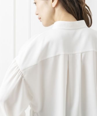 オンライン限定【ＣＡＲＥＴＴＥ　ｂｙ　ＹＯＣＯ　ＭＯＲＩＭＯＴＯ】ギャザー使いハイネックブラウス（入卒・セレモニー・七五三）