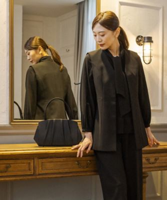 オンライン限定【オールシーズン・喪服・礼服・フォーマル】ジレ