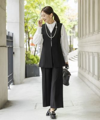 オンライン限定【オールシーズン・喪服・礼服・フォーマル】ジレ