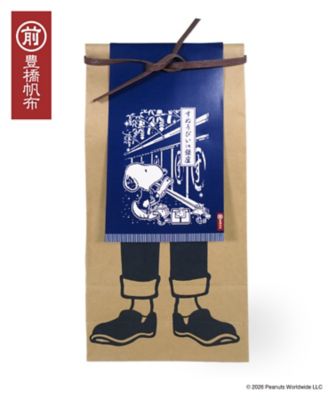 スヌーピー in 銀座2026 ＜豊橋帆布＞帆前掛け | STS/スヌーピー