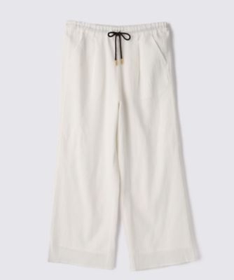 ＜Foo Tokyo＞和紙コットンシアーパンツ　ホワイト