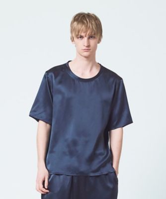 ＜Foo Tokyo＞シルクサテンプルオーバー　エレガントネイビー