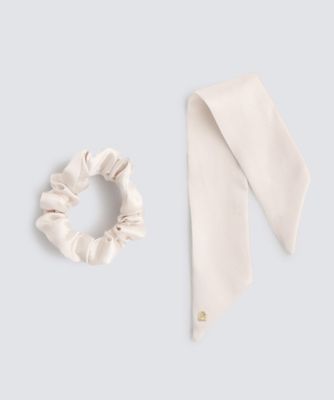 Foo シルクリボンシュシュ Ivory シルクリボンシュシュ 2WAYタイプ | Foo Tokyo/フートウキョウ