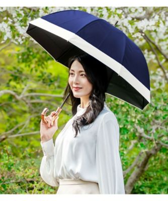 ＜芦屋ロサブラン＞日傘　コンビ　ショートサイズ　５０ｃｍ　２ｃｂ