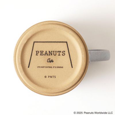 フラットシリーズ マグカップ グレー | PEANUTS Cafe (Women