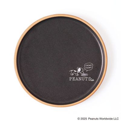 PEANUTS Cafe (Women)/ピーナッツ カフェ フラットプレート S ブラック