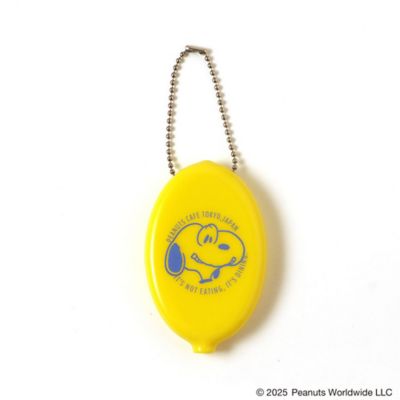 ＜PEANUTS Cafe (Women)＞ラバーコインケース　イエロー
