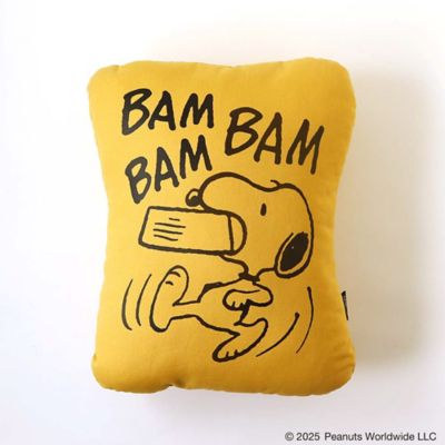 PEANUTS Cafe (Women)/ピーナッツ カフェ ダイカットクッション BAMBAM マスタード