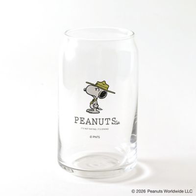 ＜PEANUTS Cafe (Women)＞ＰＥＡＮＵＴＳ　Ｃａｆｅ　ＳＭＴ　カフェグラス　０２