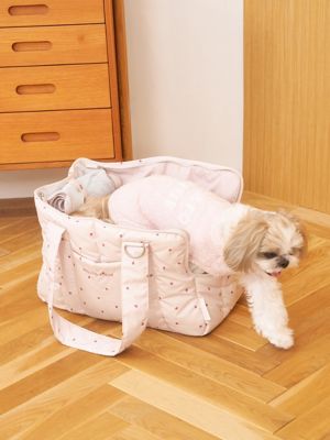 GELATO PIQUE ドット柄キャリーバッグ GELATO PIQUE ドット柄犬用キャリーバッグ